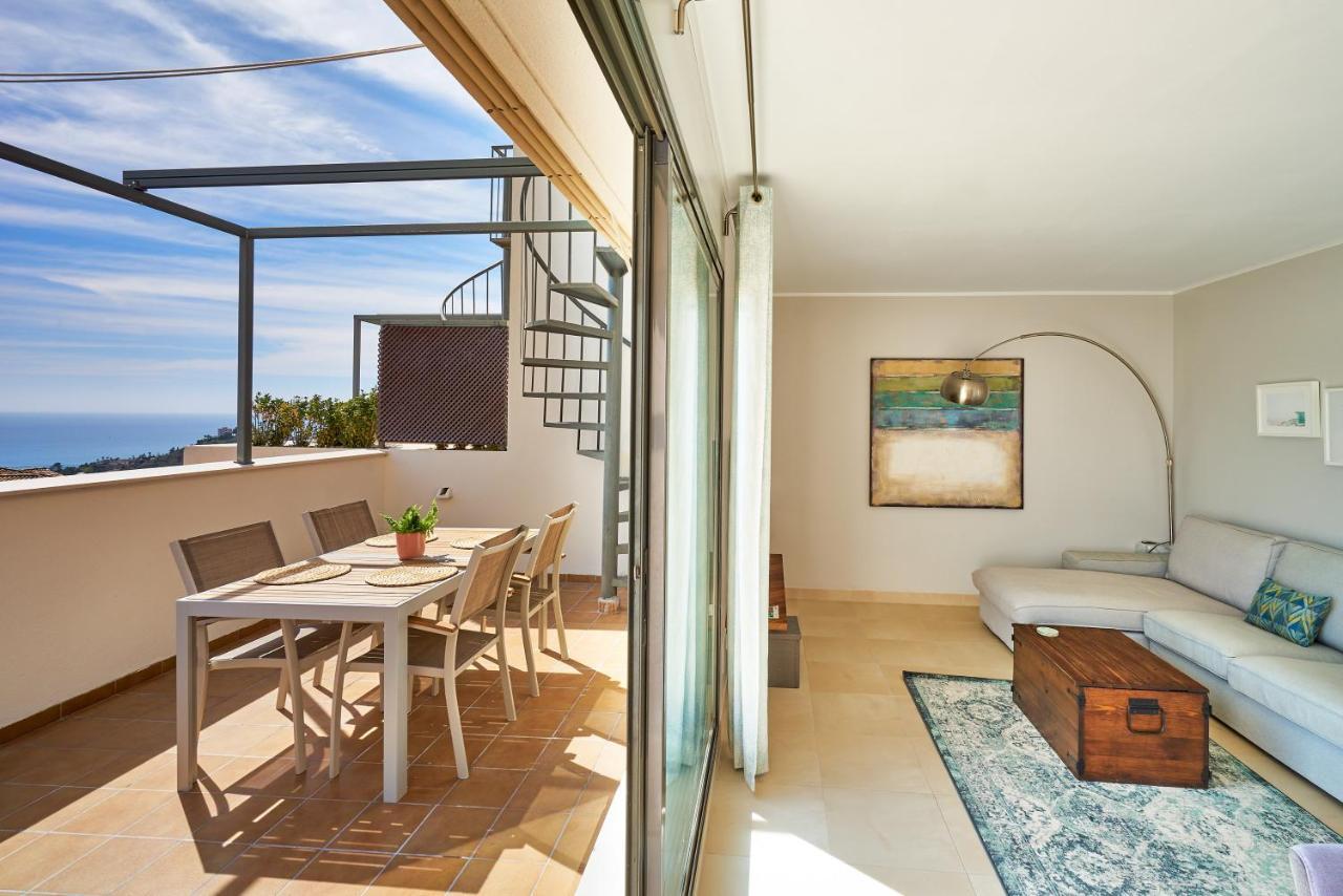 Sea View Penthouse, Pool, Privacy, Benalmadena Apartment Exterior photo